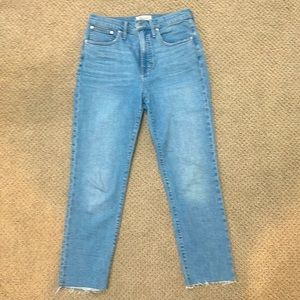 Madewell Perfect Vintage with raw hem